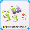 Children English learning cards with gift Box